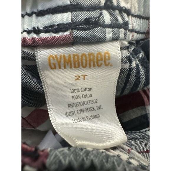 Gymboree 2T Toddler Boys Plaid Shorts Play Ball Line 2011/2012 EUC - Picture 3 of 3